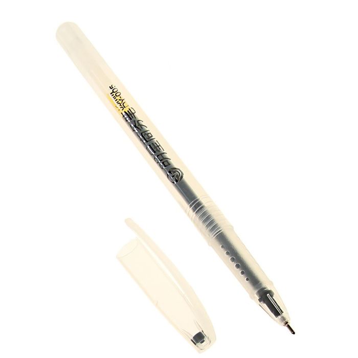 Ручка гелевая, 0.5 мм, чёрная, тонированный корпус