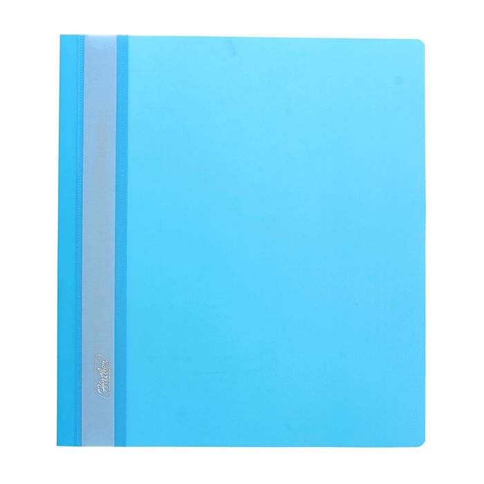 Папка-скоросшиватель А5, 140/180мкм, голубая