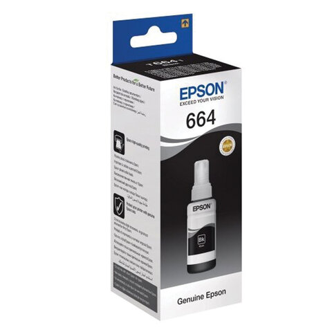 EPSON 664 (T6641)   Epson L100/L110/L200/L210/L300/L456/L550, , , C13T66414A/198