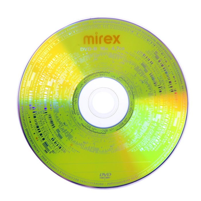 Диск DVD-R Mirex Brand, 16x, 4.7 Гб, конверт, 1 шт