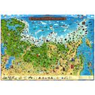 Интерактивная карта России для детей «Карта Нашей Родины», 59 х 42 см