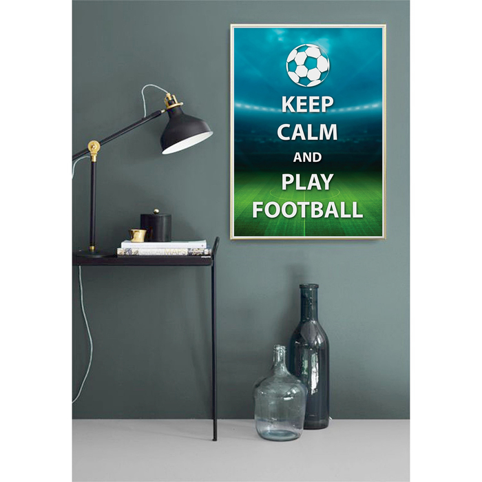Постер «Играй в футбол!», А4 21 х 29 см