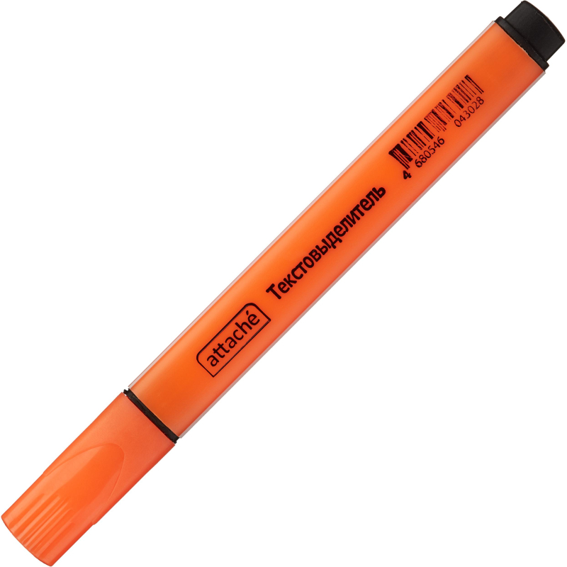 Маркер текстовыделитель ATTACHE оранжевый 1-4 мм треугольный