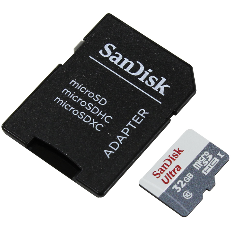   SanDisk MicroSDHC Ultra 32GB, Class 10,   80/ (  SD)