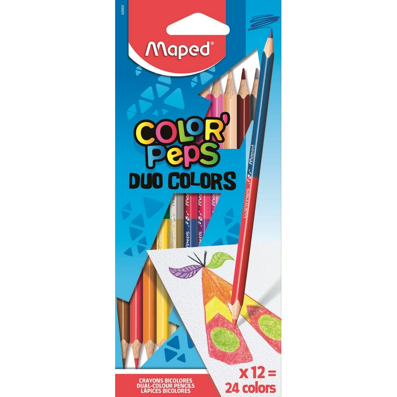   Maped COLOR'PEPS DUO COLORS ,3,,24,829600