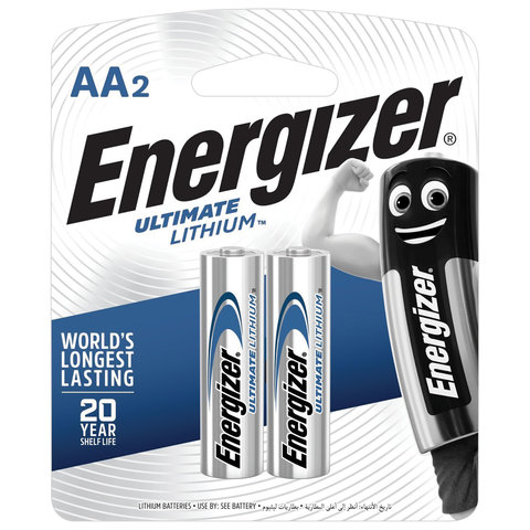   2 ., ENERGIZER Ultimate Lithium, AA (FR06, 15), , , , 639154
