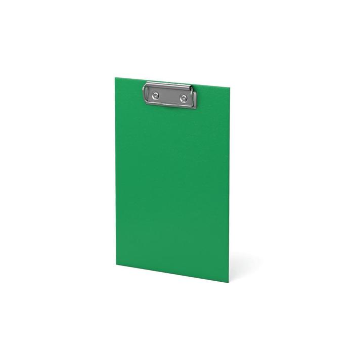 Планшет с зажимом А5, из картона с износостойким покрытием, Erich Krause Standard, зелёный