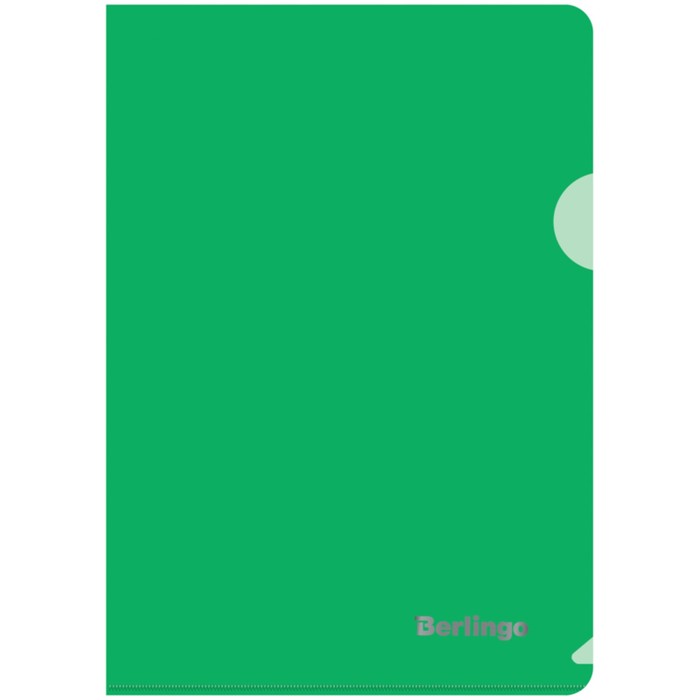 Папка-уголок А5, 180 мкм Berlingo, зелёная