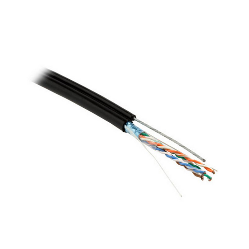    FTP (F/UTP) Hyperline FTP4-C5E-SOLID-2SW-OUTDOOR-40 ,  5e, 4  (24AWG),  (solid),    100,  - ,    (+60 C- -40 C),  . .1.95, PE