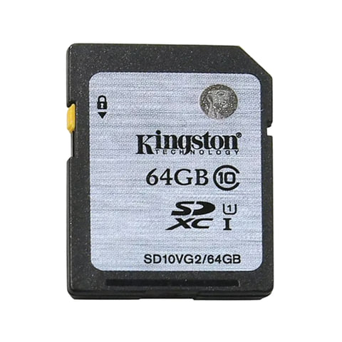   SDXC, 64 GB, KINGSTON, UHS-I U1, 45 /. (class 10), SD10VG2/64GB