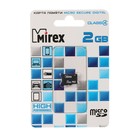 Карта памяти Mirex microSD, 2 Гб, класс 4