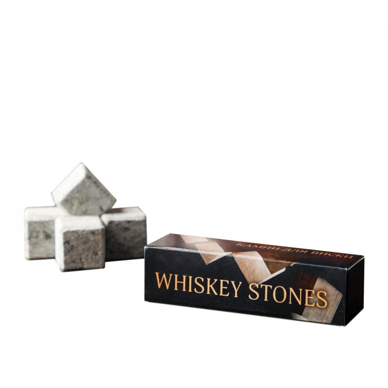 Набор камни для виски Whiskey stones, 4шт/уп арт.1230420
