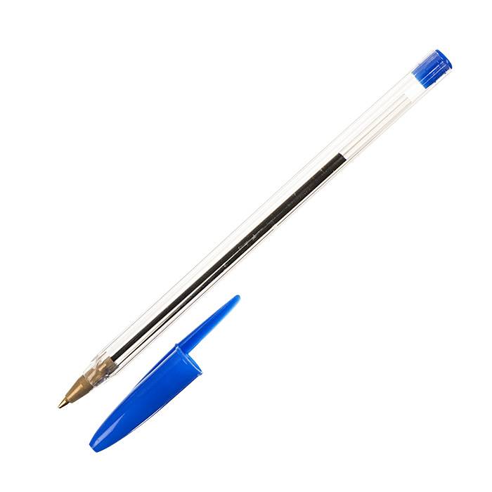 Ручка шариковая одноразовая LITE синяя, конусовидный наконечник, 0,7 мм