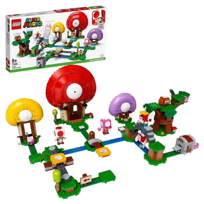 Конструктор LEGO Super Mario «Погоня за сокровищами Тоада. Дополнительный набор»