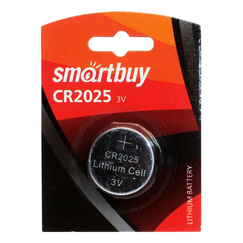 Батарейка Smartbuy CR2025 1шт/бл (SBBL-2025-1B)