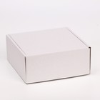 Коробка самосборная, белая, 18 х 18 х 8 см