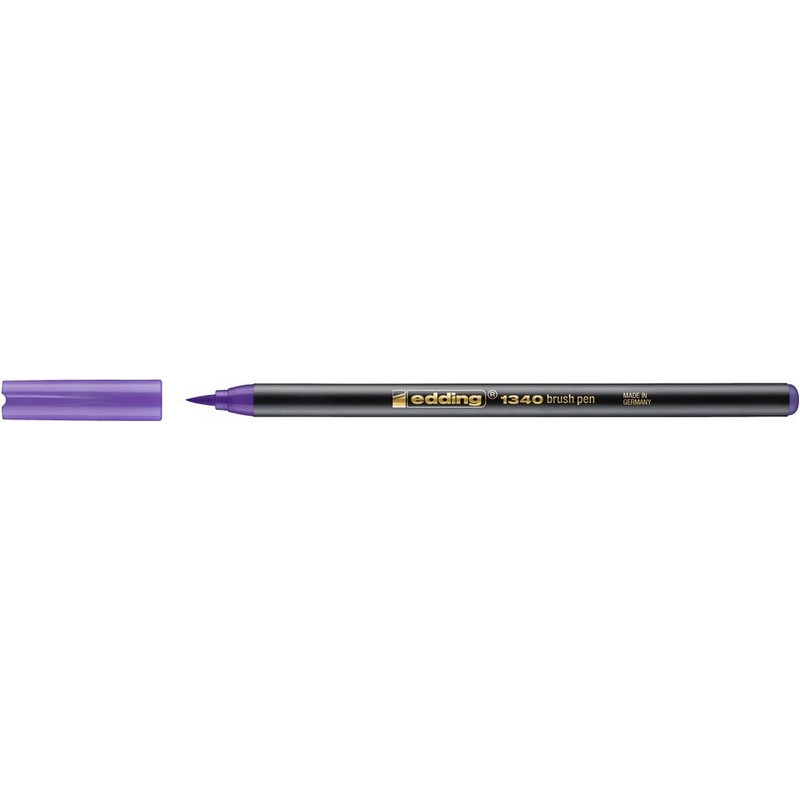 Ручка -кисть для бумаги Edding 1340/8, фиолетовый