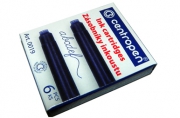 Баллончики для перьевой ручки "Centropen" синие 06 шт. /в картонной упаковке