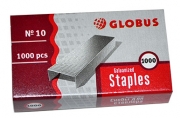Скобы 10 GLOBUS, 1000 шт., высококачественная сталь
