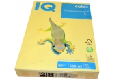 Бумага IQ (АйКью) color А3, 80 г/м,  пастель желтая (цена за 1 лист) YE23 ш/к 00297