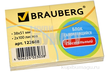   () BRAUBERG, , 3851 , 100 ,  2 , , 122688