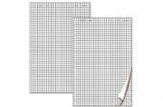 Блок бумаги для флипчарта BRAUBERG, 20 л., клетка, 67, 5*98 см, 80 г/м, 124097