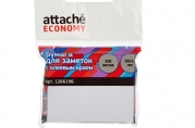 Стикеры Attache Economy с клеев. краем 38x51 мм, 100 листов, белая