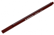 Ручка капиллярная BRAUBERG Aero, КОРИЧНЕВАЯ, трехгранная, металлический наконечник, 0,4 мм, 142257