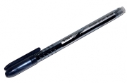 Ручка стираемая гелевая STAFF, ЧЕРНАЯ, корпус черный, хром. детали, 0,5 мм, линия 0, 38мм,