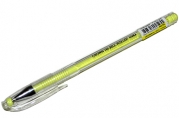Ручка гелевая CROWN "Hi-Jell Pastel", ЖЕЛТАЯ ПАСТЕЛЬ, узел 0, 8мм, линия 0,5 мм, HJR-500P, ш/к 05955