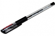 Ручка гелевая с грипом BRAUBERG "EXTRA GT", ЧЕРНАЯ, стандартный узел 0,5 мм, линия 0, 35 мм, 143917