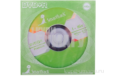  DVD+R 4. 7Gb Smart Track 16x ( )