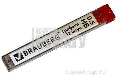   BRAUBERG,  12 , "Hi-Polymer", HB, 0,5 , 180445