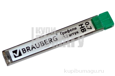   BRAUBERG,  12 , "Hi-Polymer", HB, 0, 7 , 180446