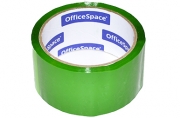 Скотч зеленый 48мм*40м, 45мкм, OfficeSpace, ШК