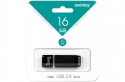 Память Smart Buy "Quartz" 16GB, USB 2. 0 Flash Drive, черный