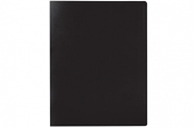 Папка 10 вклад. STAFF, черная, 0,5 мм, 225689