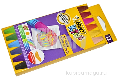    BIC "Kids Wax Crayons", 12 ,   , , 926446