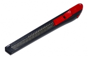 Нож канцелярский 9 мм MAPED (Франция) "Start", фиксатор, корпус черно-красный, европодвес, 092211
