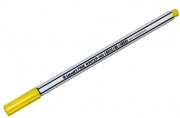 Ручка капиллярная Luxor "Fine Writer 045" желтая, 0, 8мм