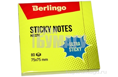   Berlingo "Ultra Sticky", 75*75, 80,  
