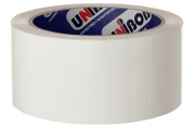 Клейкая лента упаковочная Unibob, 48мм*66м, 45мкм, белая
