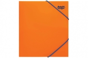 Папка для тетрадей на резинке Мульти-Пульти, А5, 500мкм, оранжевая