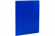 Папка с 10 вкладышами СТАММ А4, 9мм, 500мкм, пластик, синяя