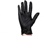 Перчатки хозяйственные виниловые, размер L, 100 шт/уп, цена за 1 шт, цвет чёрный