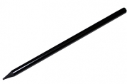 Карандаш чернографитный твёрдость НВ, корпус чёрный, заточенный, со стразой из акрила, МИКС